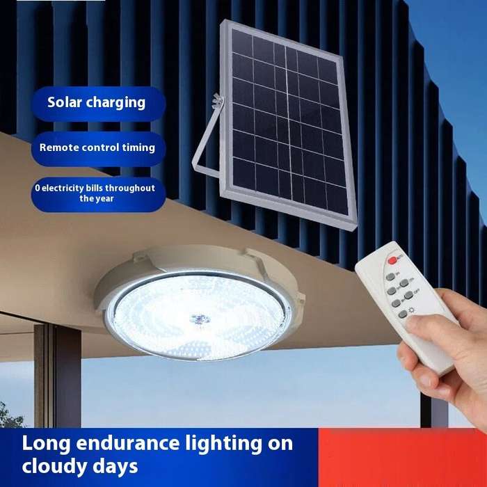 50W - 50W Solar Ceiling Light Home Indoor Lighting Living Room Outdoor Super Bright LED Hanging Ligh