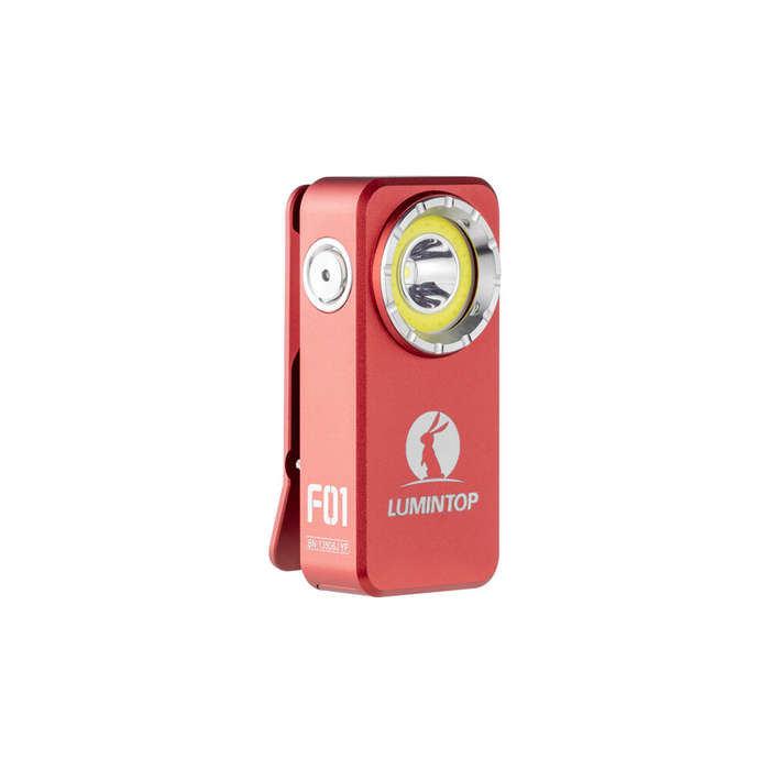 Green - Lumintop F01 1200LM Mini Triple-Beam EDC Clip Flashlight Combo Spot+ Flood with Replaceable