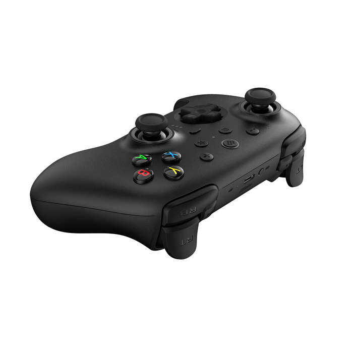 White - 8BitDo Ultimate 2 Tri-mode Wireless Game Controller with RGB Light TMR Joysticks and Hall Ef