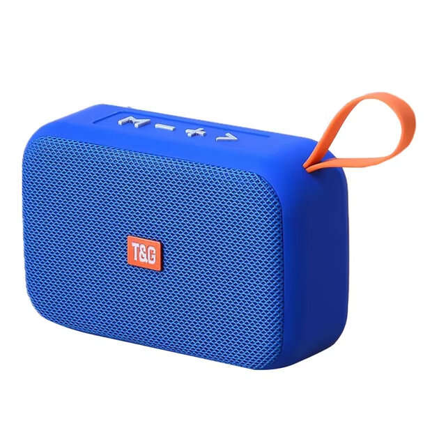 Black - T&G TG506 Portable bluetooth Speaker Wireless FM Subwoofer Radio 45mm Speaker TWS Hands-free
