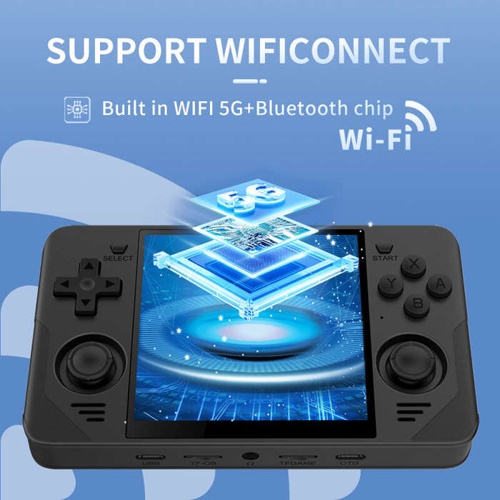 POWKIDDY RGB30 Retro Handheld Game Console Pocket 16G+128G 720*720 4 Inch IPS Screen Built-in WIFI R