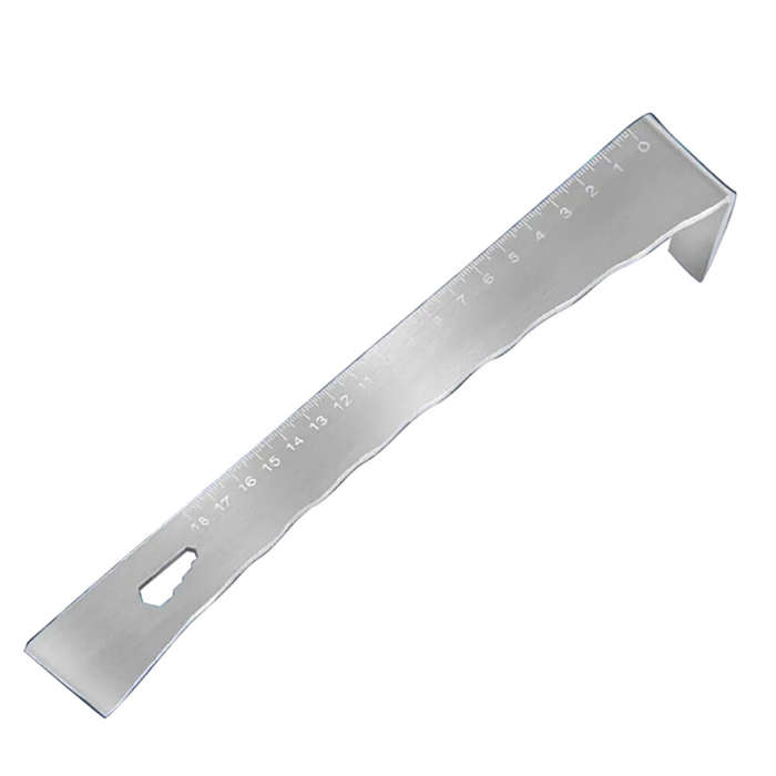 #B - Stainless Steel Prybar Scraper Ultra Sharp Scraper Removes Residue From Steel Aluminum with Wre