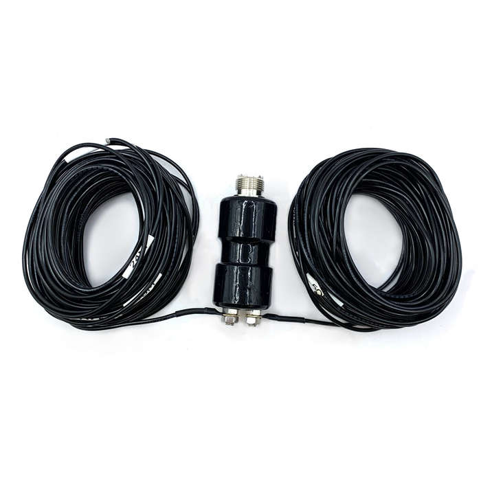 Black - H25 Shortwave Antenna 25W 5-50MHz Portable High Frequency Dipole Antenna Amateur Radio