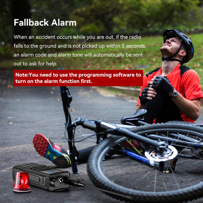 Black - Baofeng UV-16H PRO Walkie Talkie GPS Multi-Band Wireless Copy Frequency AM FM FallbackAlarm