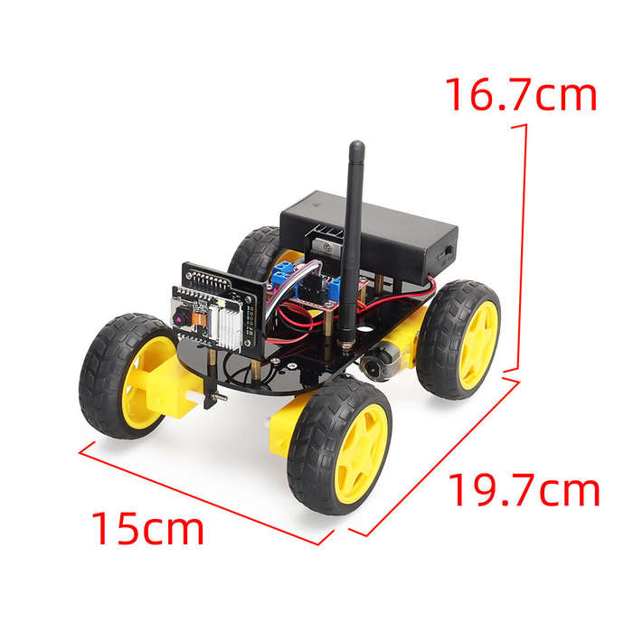 TSCINBUNY Robot Starter Kit For Arduino Programming with ESP32 Camera and Codes Learning Develop Ski