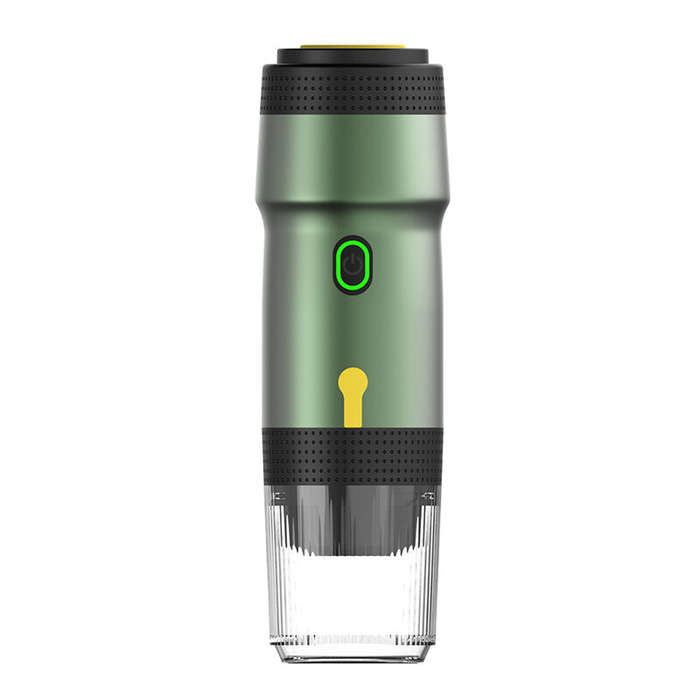 Silver - Comfook Portable Capsule Coffee Machine One-Touch Espresso Machine Cold & Hot Brew Recharge