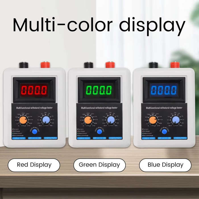 Blue - 0~3500V Semiconductor Withstanding Voltage Tester Transistor Tester Diode MOS Triode LED Volt