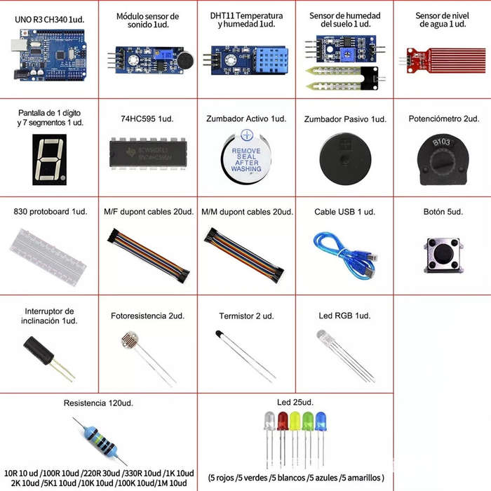 DIY Kit - Basic Motherboard Kit for arduino R3 Component Packs Starter Electronic Components Robot K