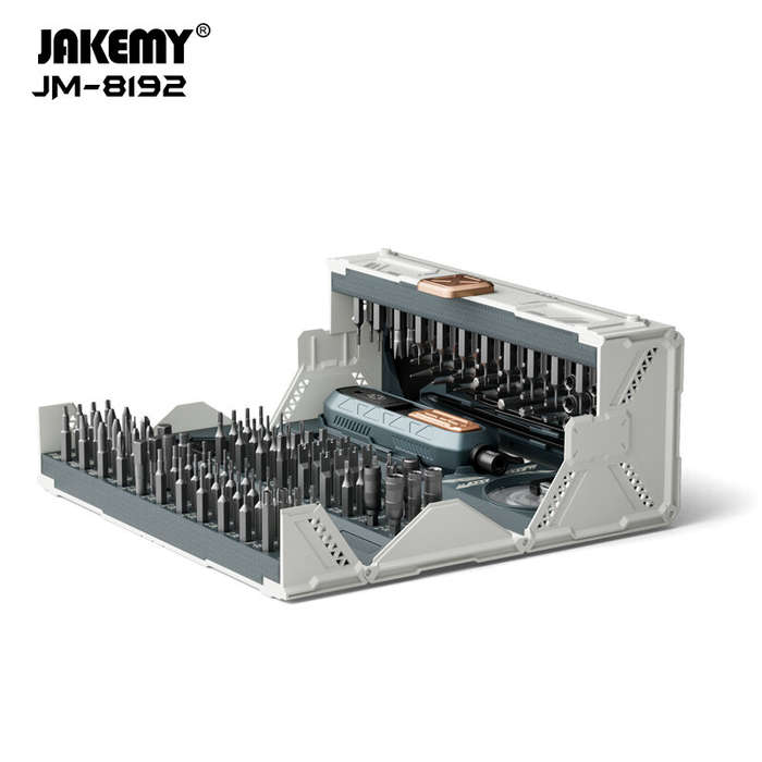JM-8192 Multi-Functional 180-in-1 Precision Screwdriver Tool Set Chrome Vanadium Bits Stripped Screw