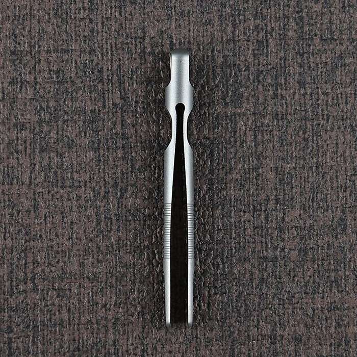#1 - Reliable Titanium Tweezers Compact Design for Outdoor Adventures and Daily Essentials