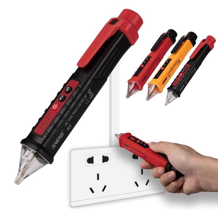 ANENG VC1010 Digital AC Voltage Tester Smart Non-Contact Test Pen 12-1000V Current Electric Sensor M