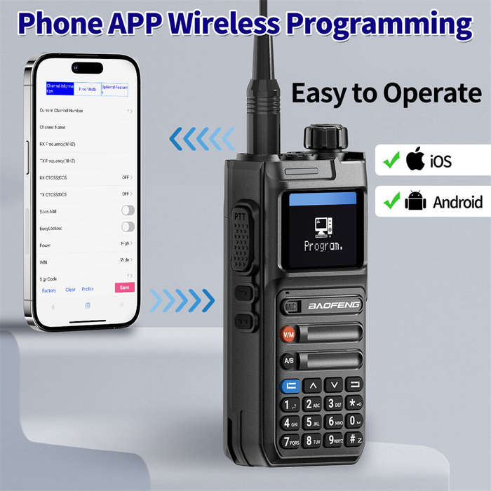 Green - BAOFENG AR26 Walkie Talkie GPS Real-Time Positioning Voice Recording 10W Output 1000 Channel