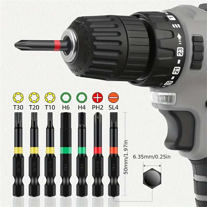 Black - 13PCS Multi-Functional Screw Extractor Set Double-Headed Wear-Resistant Chromium Vanadium St
