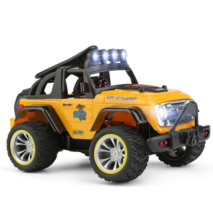 Red - Wltoys 322221 2.4G 1/32 2WD Mini RC Car Off Road Vehicle Models W/ Light Children Toy