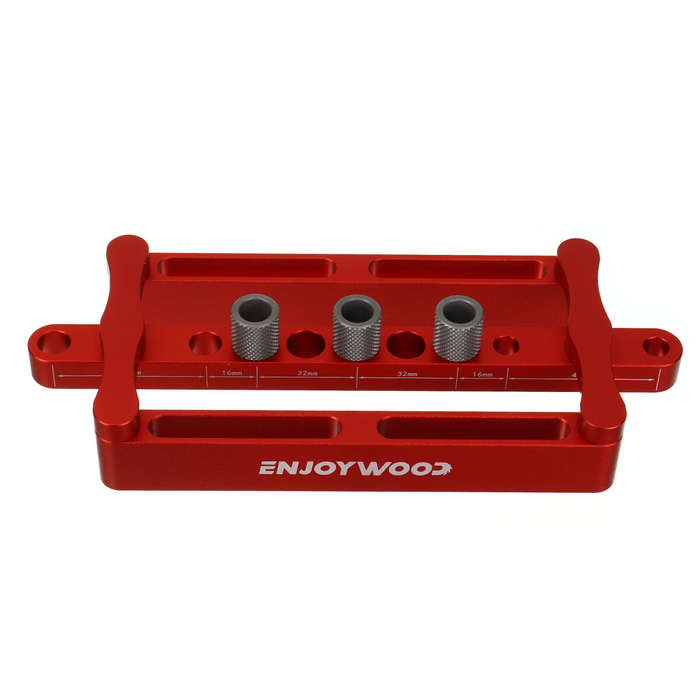 Metric - ENJOYWOOD X320 Self Centering Dowelling Jig Metric Inch Dowel Punch Locator Drilling Tools
