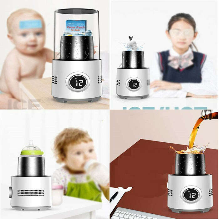 Extremely Fast Hot and Cold Cup Electric Summer Drink Cooler Kettle Drink Quick Cooling Cup Home Off