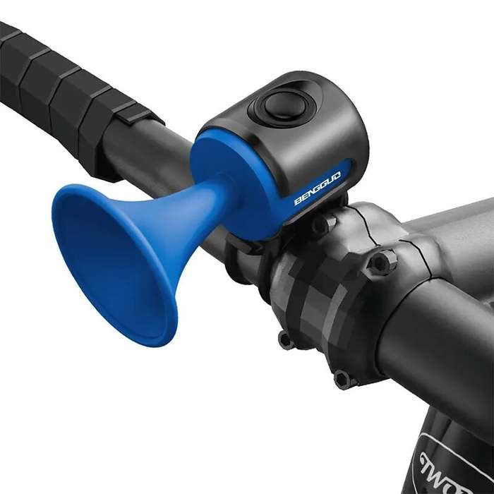 Black Red - Bike Electronic Loud Horn Bicycle 120 db Warning Safety Electric Bell Bike Siren Bicycle