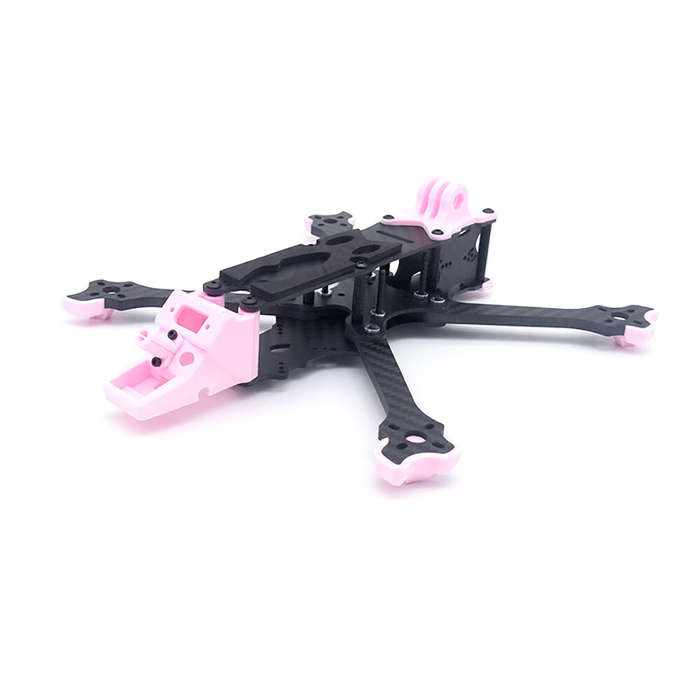 Teosaw Cockroach V6 225mm Wheelbase 5 Inch X-Type Frame Kit Support Analog / DJI O3/ Vista for DIY F