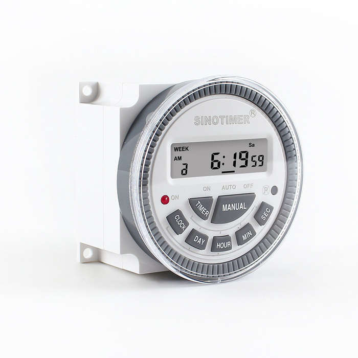 220VAC - TM-619sH 10A Precision Digital Weekly Programmable Timer Switch Replaceable Battery Small S
