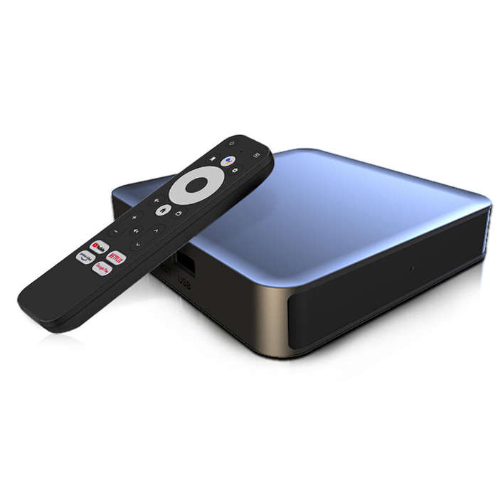 UK Plug - Dcolor GD2 2GB+32GB 4K GTV TV Box Netflix+Google Certified S905Y4-B Quad-core Support 2.4G