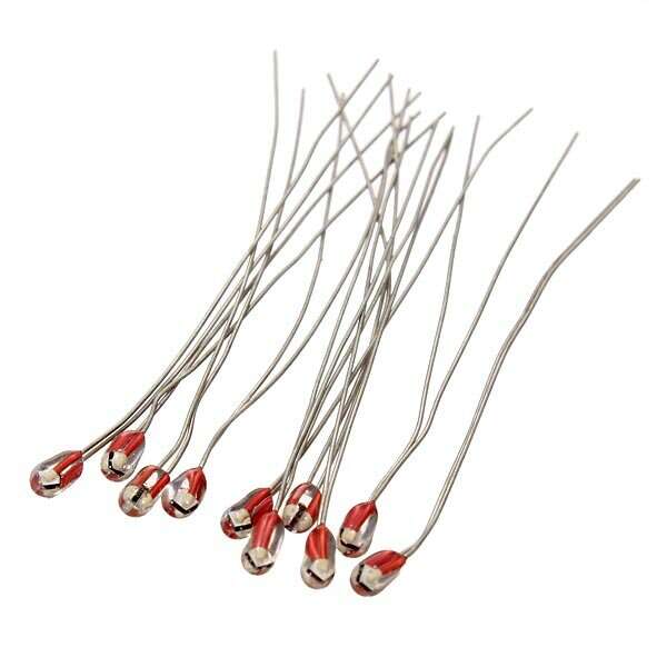 Gold - 10 Pcs NTC 100k / 100ohm Match MK2a 1% Thermistor Temperature Sensor For 3D Printer