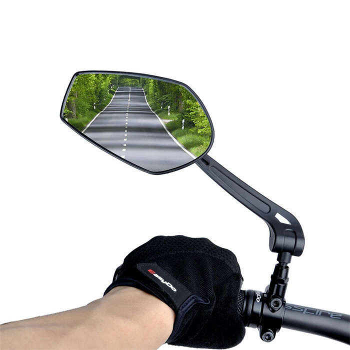 XANES 1 Pair HD View MTB Road Bike Mirrors 360 Adjustable Handlebar Rearview Mirror for Bicycle Moto