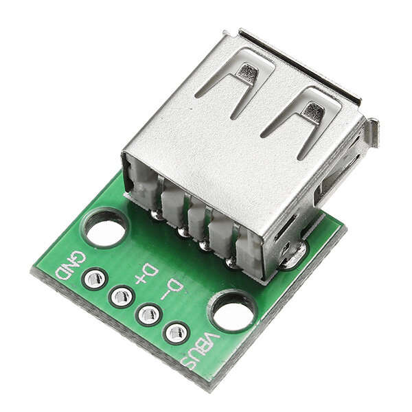 1 pc - USB 2.0 Female Head Socket To DIP 2.54mm Pin 4P Adapter Board