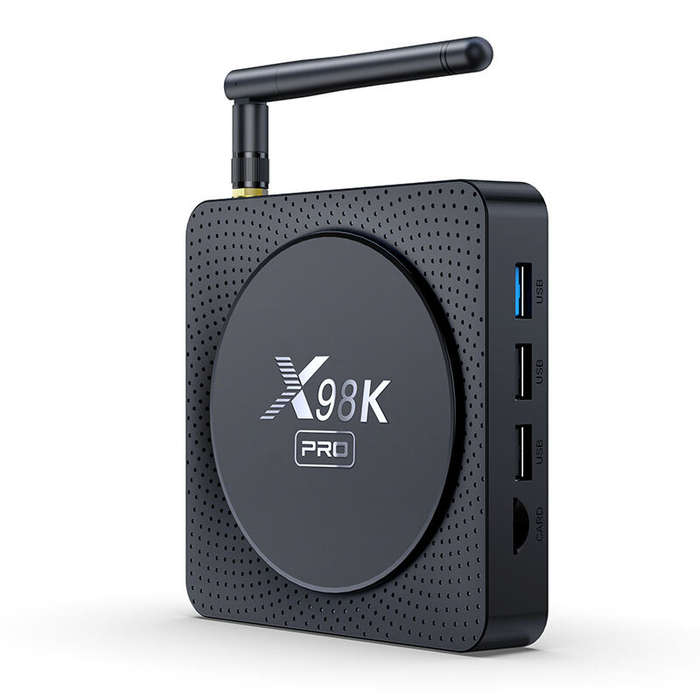 US Plug - X98K Pro 4+32G Android 11 TV Box 8K Ultra HD WiFi 6&bluetooth 5.0 3D HDR Streaming Media P