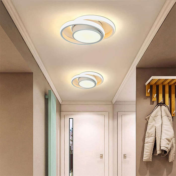 White Light - Modern Led Ceiling Lights, Small Led Close to Ceiling Light Fixture 32W 220V Round LED