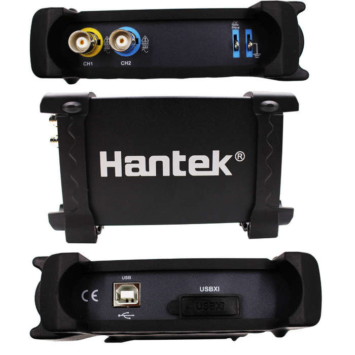 Hantek 6022BE PC-Based USB Digital Storag Oscilloscope 2Channels 20MHz 48MSa/s With Original Box