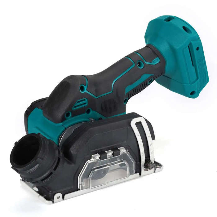 Blue - Electric Compact Circular Saw Brushless Cordless Wood Tile Metal Cutting Machine with 2pcs Sa