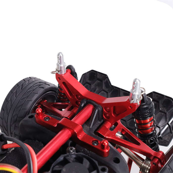 White - Upgraded Aluminum Alloy Metal Body Heightening Pillar for MJX 1/14 14210 14301 14303 RC Car