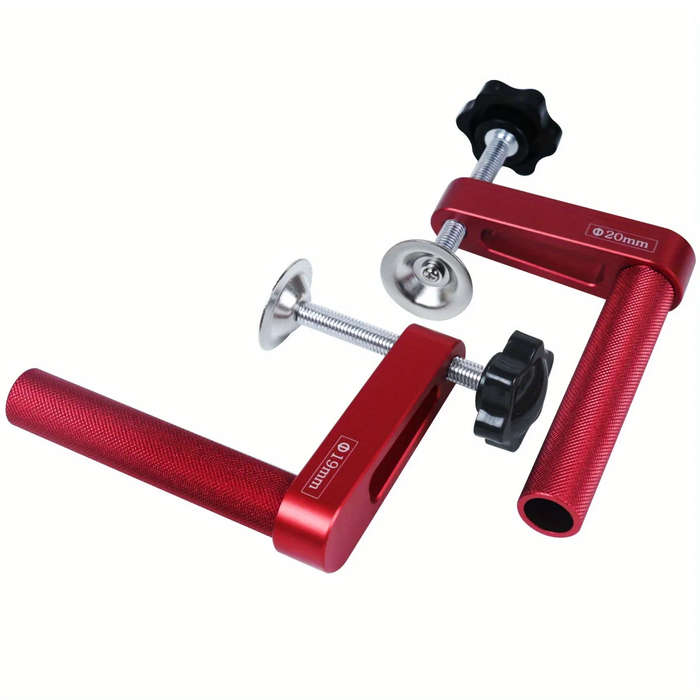 20mm - 2 Packs JIGHOLE 19mm/20mm Bench Dog Hold Down Clamps MFT Table Workbench Hole Clamps for Wood