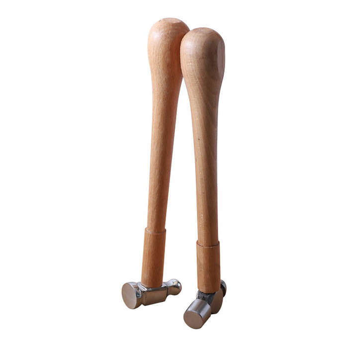 #A - RUITOOL Portable Multifunctional Mini Handmade Hammer High Carbon Steel Head Wooden Handle Suit