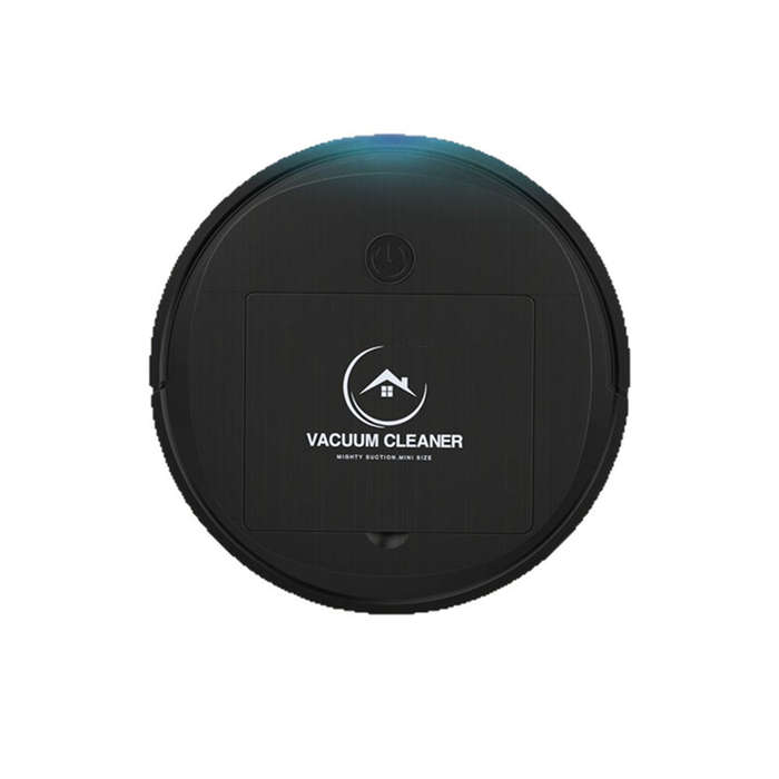 Black - Tevorex USB Sweeping Robot Vacuum Cleaner Mopping Smart Wireless 2000Pa Dragging Cleaning Sw