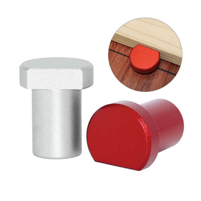 19mm - 19mm 20mm Aluminum Alloy Bench Dog Workbench Stop Clamp Quick Release Positioning Planing Plu