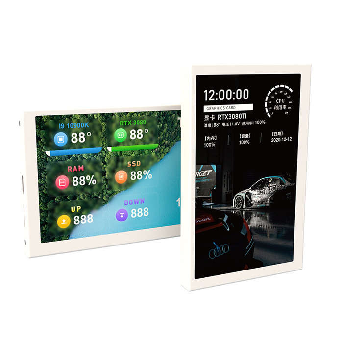 Black - AIDA64 5 Inch IPS Type-C Secondary Screen Computer LCD Monitor Display USB Dynamic Display S