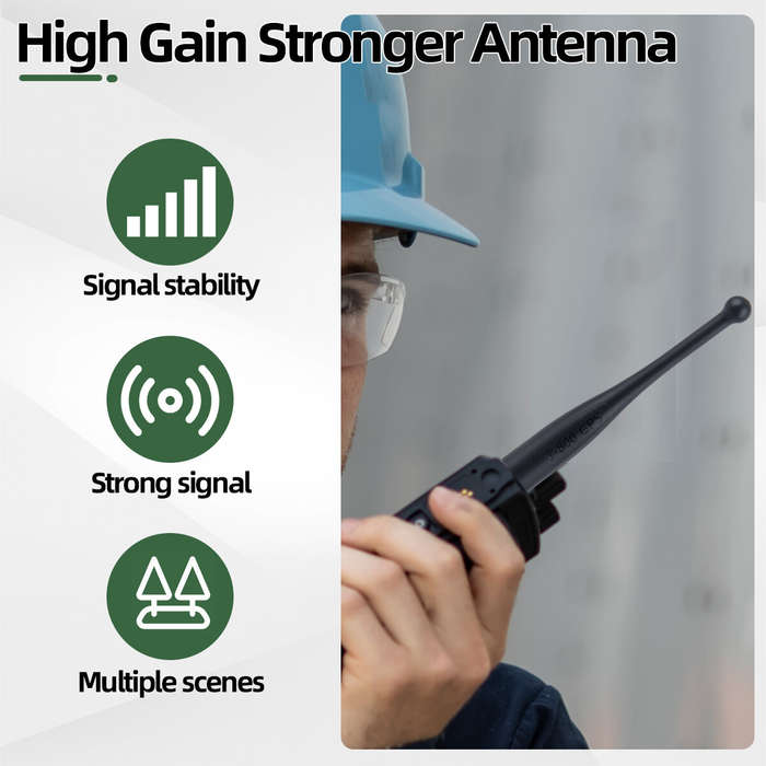 Black - ABBREE 7-800 GPS Antenna SMA-Female UHF 764-870MHz Stubby Antenna for Motorola APX Series AP