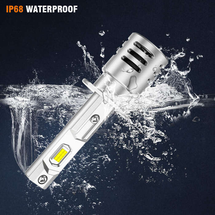 H1 - SEALIGHT X5 H1 2PCS Car LED Headlight Bulbs 6000LM LED Front Headlamps Hi Low Beam 6500K Super