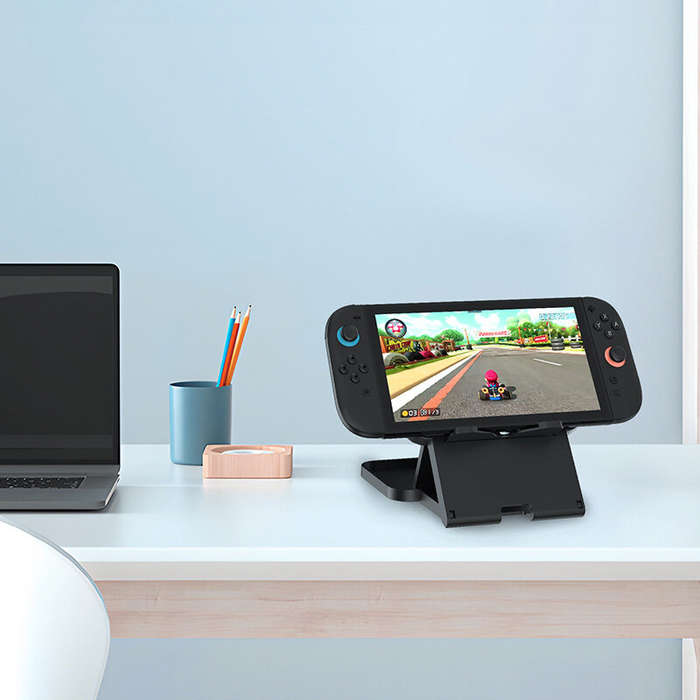 Black - JYS JYS-NS103 Switch2 Foldable Desktop Stand Adjustable Multi-Angle Gaming Phone Tablet Hold