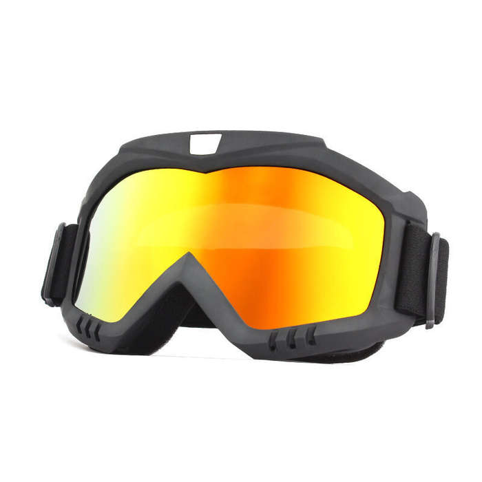 Red - Unisex Ski Goggles Adult Over Glasses Anti-Fog Windproof UV Protection Cycling Eyewear Snow Go