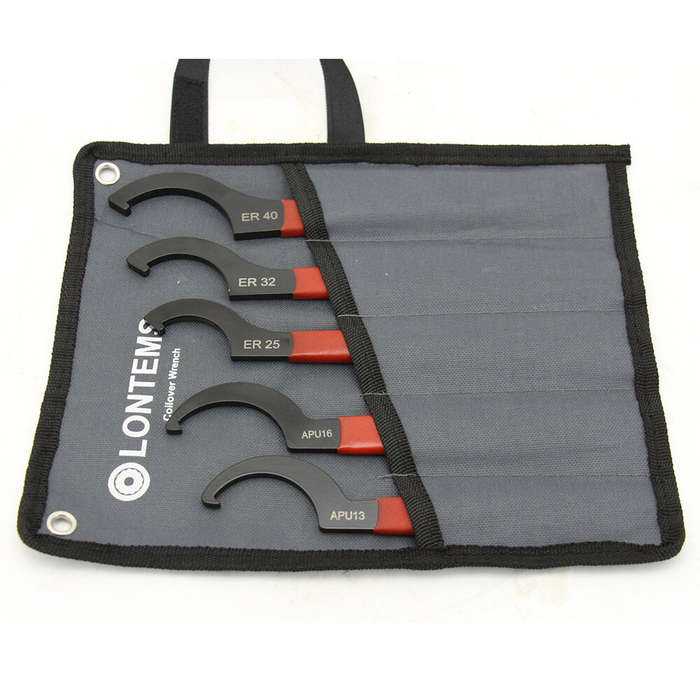 5PCS High-Speed Steel Wrench Set APU13 16 ER25 32 40 - Versatile Durable Tool Set for Precision Work