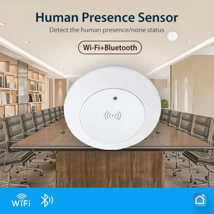 Drop Ceiling - NEO Tuya WiFi 24G MmWave Radar Smart Human Presence Sensor with Illumination Detector