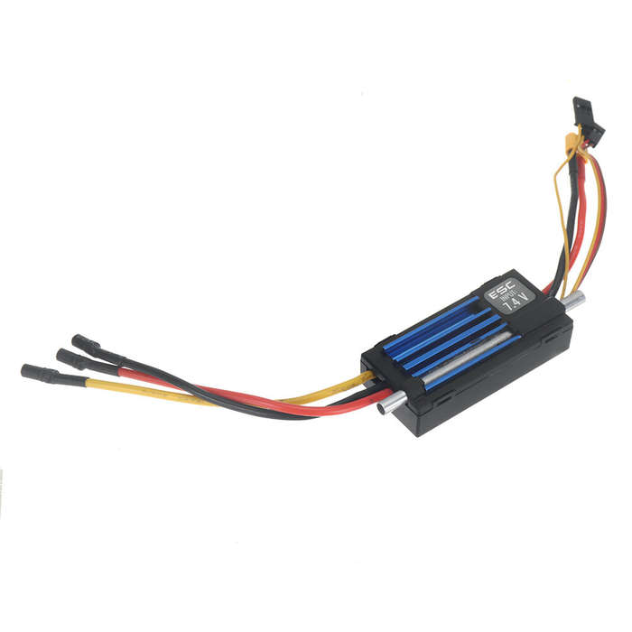 Black - UDIRC UDI023PRO INKFISH Jet RC Boat Parts 80A Independent Brushless ESC Speed Controller Veh