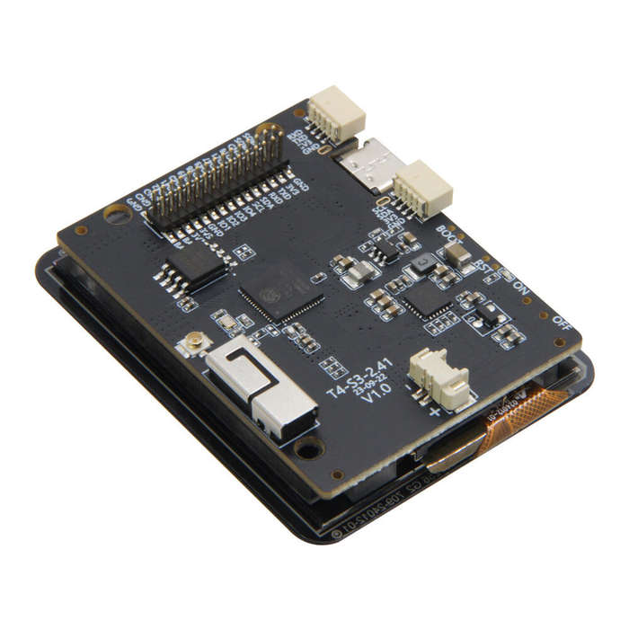 Black - LILYGO T4-S3 ESP32-S3 2.41-inch AMOLED Touch Display Development Board RGB Screen Dual-Core