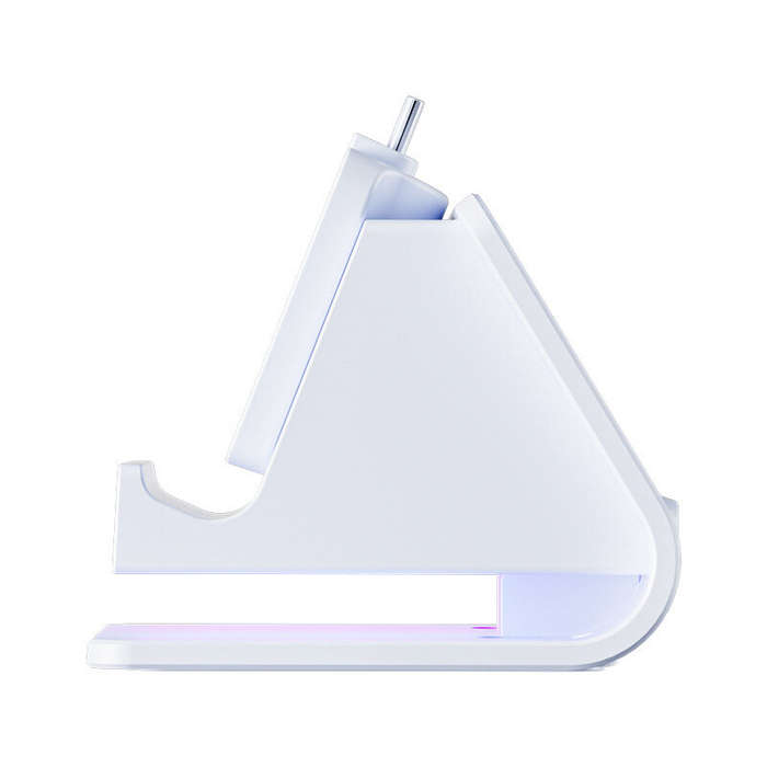 White - Aolion AL-P5432W Charging Dock for PS Portal Magnetic Type-C RGB Light Dual USB Ports Fast C