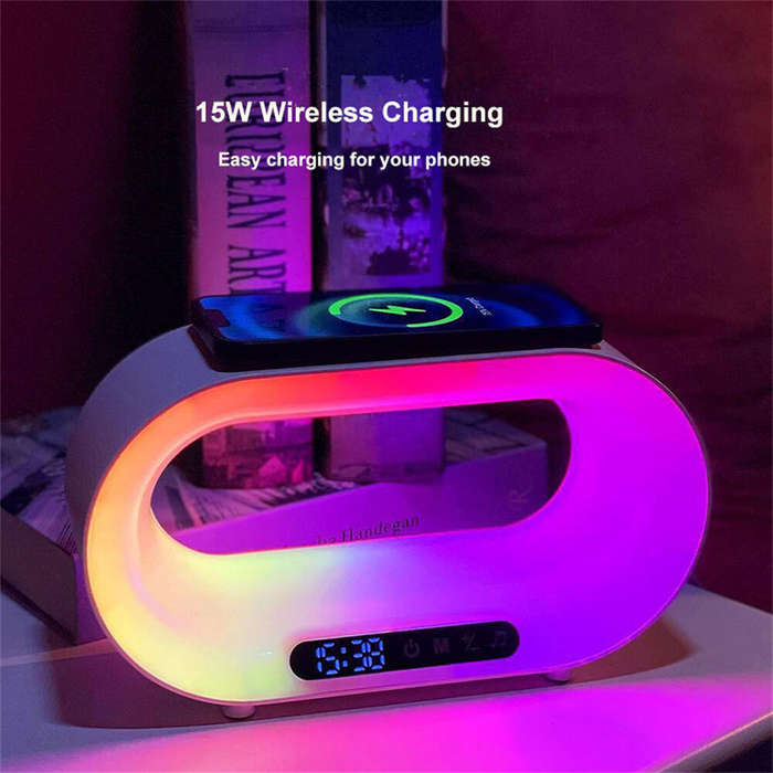 Multi-function 3 In 1 LED Night Light APP Control RGB Atmosphere Desk Lamp Smart Multifunctional Wir