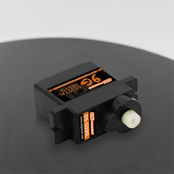 Black - DS-S006L 9G High Torque Digital Servo 180 Operating Angle for RC Robots Drones and Aircraft