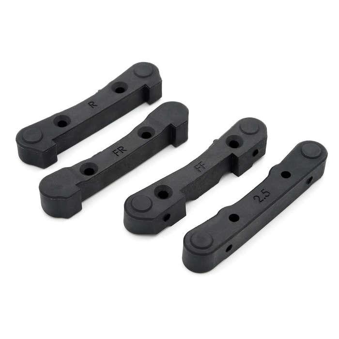 Black Silver - ZD Racing MT16 1/16 RC Car Parts Front Rear Hinge Pin Holder Lower suspension Pins Se