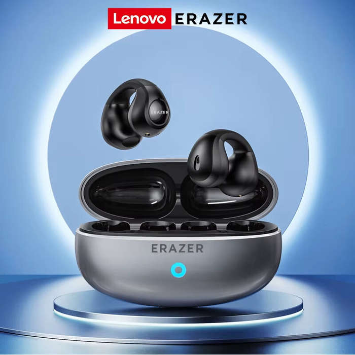 White - LENOVO ERAZER XT83PRO TWS Earclips bluetooth Earphone 13mm Drivers 3D Stereo 15H Playback Lo
